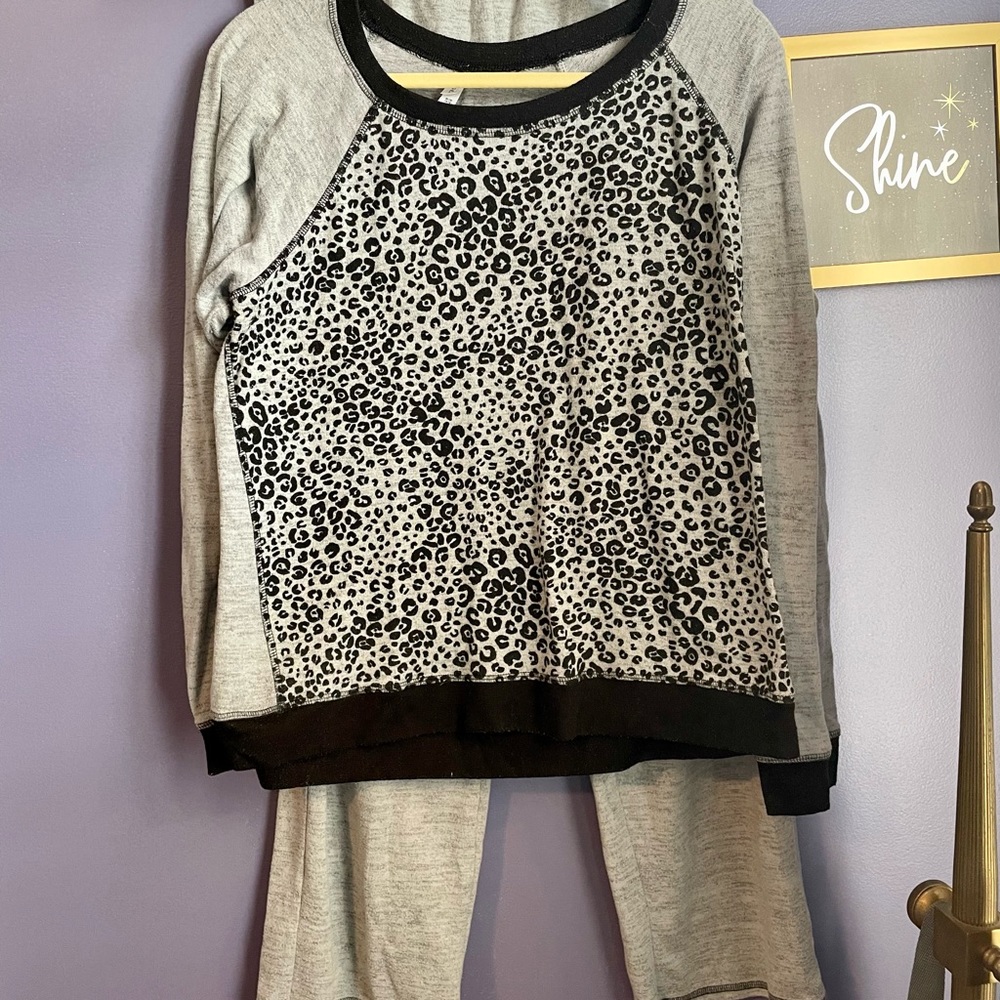 George Leopard print pajama set